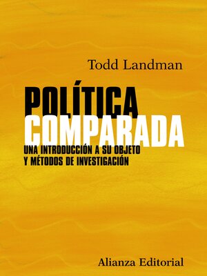 cover image of Política comparada